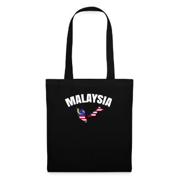 Malaisie - Sac en tissu - noir - Devant