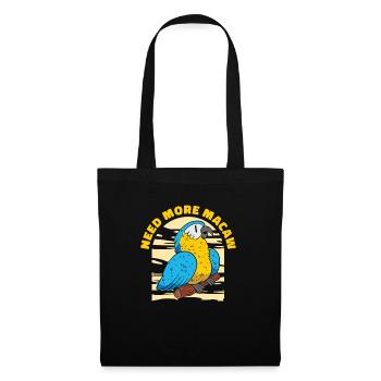 Macaw Parrot Lover Nature Zoo Animal Pet - Tote Bag - black - Front