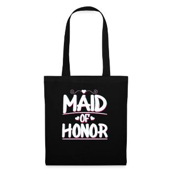 Maid Of Honor Bridesmaid Bachelorette Party - Tote Bag - black - Front
