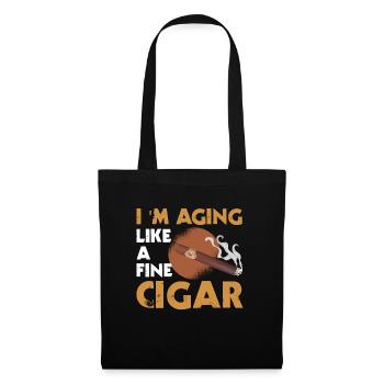 I Age Like A Fine Cigar Smoker - Tote Bag - black - Front