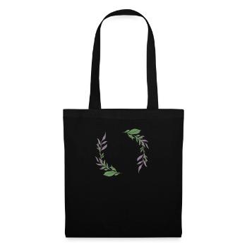 Lavender I Team Bride Fleur Couronne Mariage Boho - Sac en tissu - noir - Devant