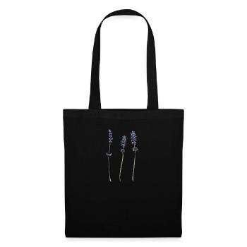 Lavender I Team Bride Fleur Couronne Mariage Boho - Sac en tissu - noir - Devant