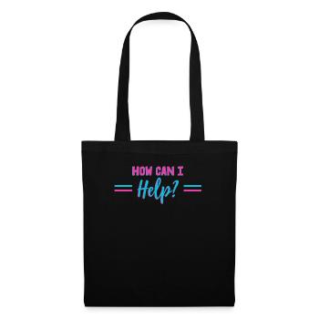 How Can I Help - Tote Bag - black - Front