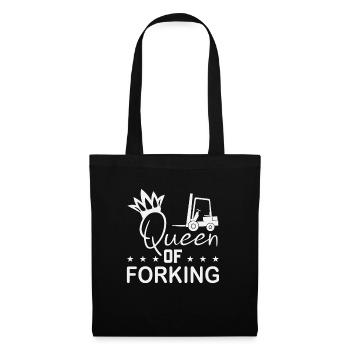 Forklift driver operator funny design - Tote Bag - black - Front
