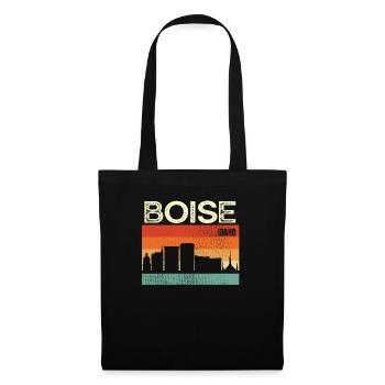 Boise Idaho - Sac en tissu - noir - Devant