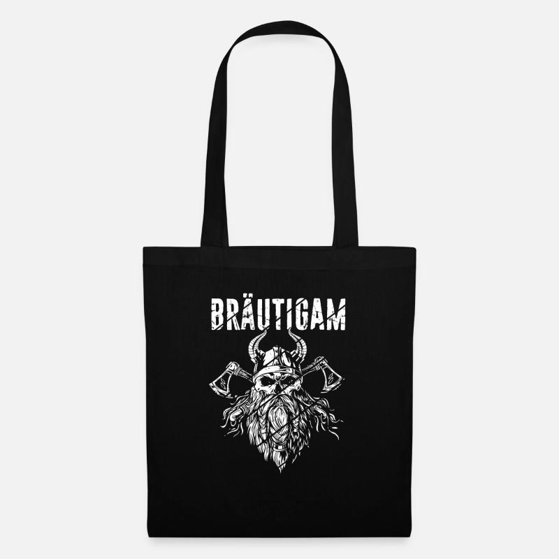 Bräutigam Junggesellenabschied JGA Geschenk - Stoffbeutel - Schwarz
