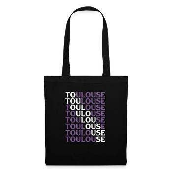 Toulouse France Ville Vacances Cadeau Rengaine - Sac en tissu - noir - Devant