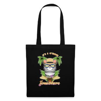 It Is 5 OClock Somewhere Drinking American - Tote Bag - black - Front