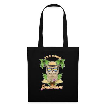 Il est 5 oclock quelque part en buvant Scottish Fold - Sac en tissu - noir - Devant