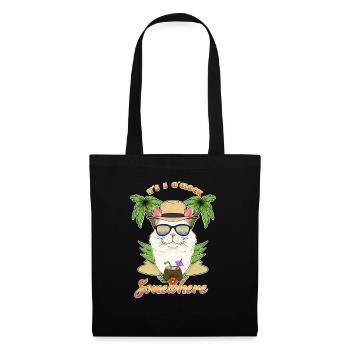 It Is 5 OClock Somewhere Drinking Turkish Angora - Tote Bag - black - Front