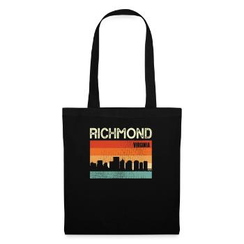 Richmond Virginie - Sac en tissu - noir - Devant