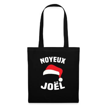 Noyeux Joël, Cadeau Noyeux Joël - Sac en tissu - noir - Devant