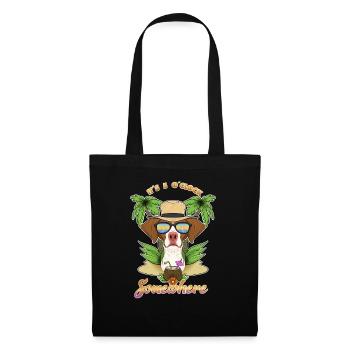 It Is 5 OClock Somewhere Drinking Brittany - Tote Bag - black - Front