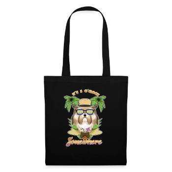 It Is 5 OClock Somewhere Drinking Havanese - Tote Bag - black - Front