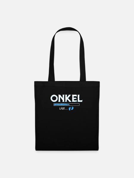 Onkel lädt - Stoffbeutel - Schwarz