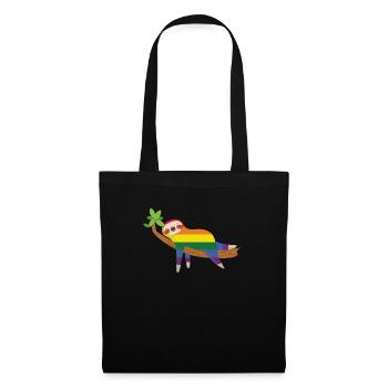 Fierté paresseuse - Sac en tissu - noir - Devant