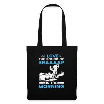 Snowmobile driver saying - Tote Bag - black - Front