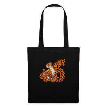 6 years old boy birthday Jaguar - Tote Bag - black - Front