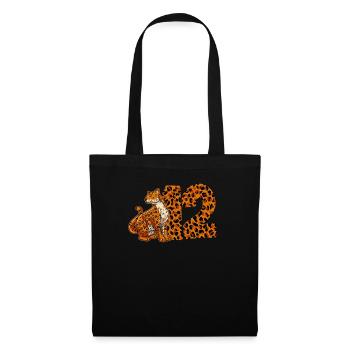 12 years old boy birthday Jaguar - Tote Bag - black - Front