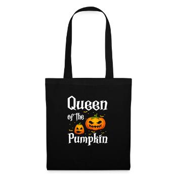 Queen Of The Pumpkin Awesome Halloween T-Shirt - Stoffbeutel - Schwarz - Vorne