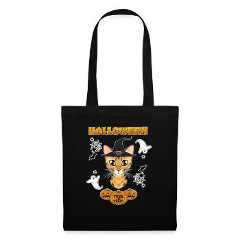 Bengal Cat Lover I Happy Halloween - Tote Bag - black - Front