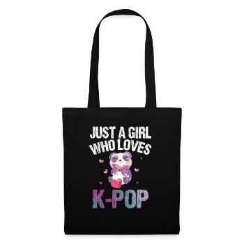 Just One Girl, la K-Pop, la musique coréenne, - Sac en tissu - noir - Devant