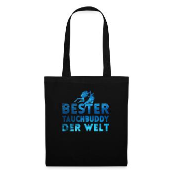 Apnoetaucher Freitaucher Freediver Scuba Taucher - Stoffbeutel - Schwarz - Vorne
