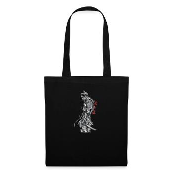 Samurai I Japanese Tattoo Manga Anime Mask for - Tote Bag - black - Front