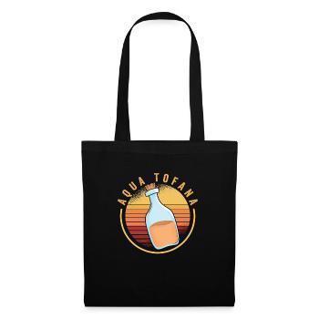 Aqua Tofana Vintage Poison Bottle Line Art Crime - Tote Bag - black - Front