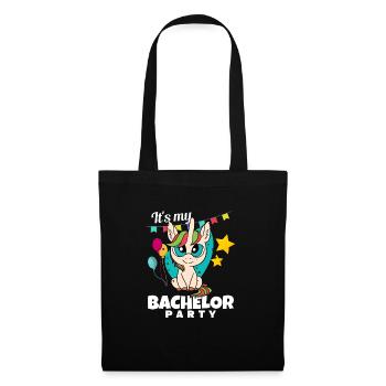 Bachelorette Funny Unicorn Pour Femmes C’est Ma Bache - Sac en tissu - noir - Devant