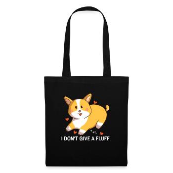 I Don't Give Sweet Fluff Corgi Dog Owner - Tote Bag - black - Front