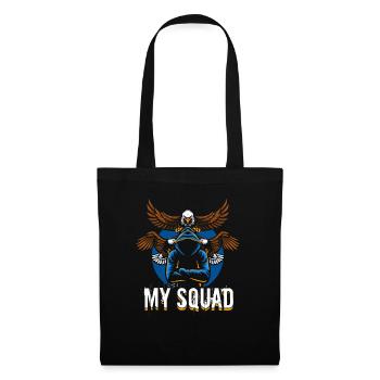 Bird of Prey funny falconer saying hunting design - Tote Bag - black - Front