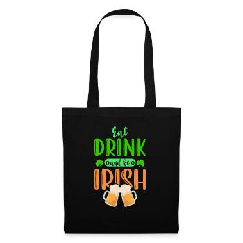 Fête irlandaise de la Saint-Patrick - Sac en tissu - noir - Devant
