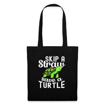 Turtle Relaxed Chill Sea Ocean Beach - Tote Bag - black - Front