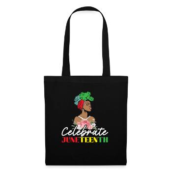Celebrate Juneteenth Black History Month - Tote Bag - black - Front