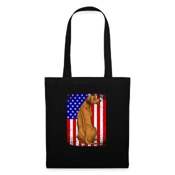Rhodesian Ridgeback Dog - Tote Bag - black - Front