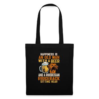 Rhodesian Ridgeback Dog - Tote Bag - black - Front