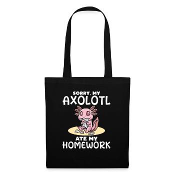 Axolotl - Tote Bag - black - Front