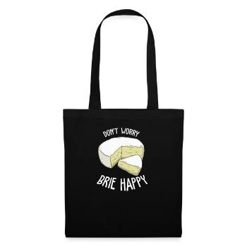 Brie Cheese Gouda Fondue Raclette Cheddar Switzerland - Tote Bag - black - Front