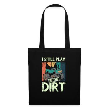Je joue toujours dans le camion Monster dirt - Sac en tissu - noir - Devant