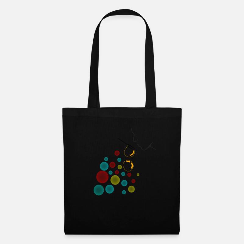Soap bubbles blow simply creative - Tote Bag - black