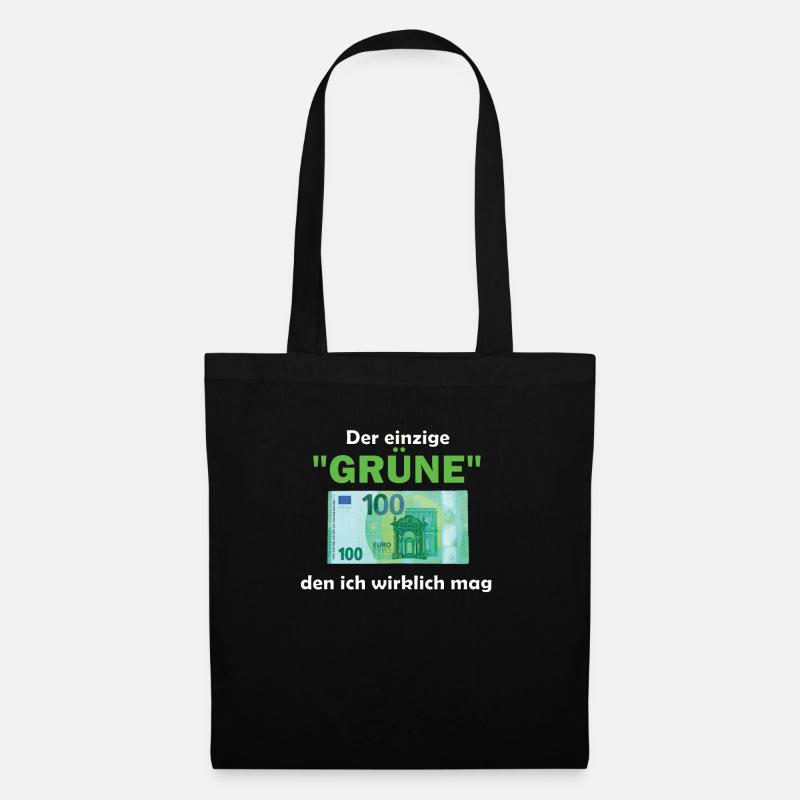 Der einzige Grüne den ich wirklich mag - Stoffbeutel - Schwarz