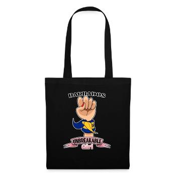 Barbados Girl Unbreakable I Patrimoine de la Barbade - Sac en tissu - noir - Devant