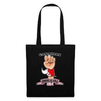 Canadian Girl Unbreakable I Canadian Heritage I - Stoffbeutel - Schwarz - Vorne