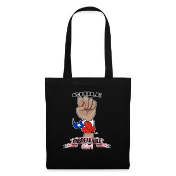 Chile Girl Unbreakable I Chile Heritage I Chile - Stoffbeutel - Schwarz - Vorne