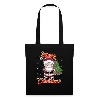 Mignon Santa K Pop Style Teen Girls Noël - Sac en tissu - noir - Devant