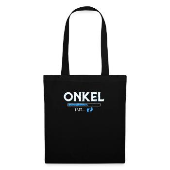 Onkel lädt - Stoffbeutel - Schwarz - Vorne