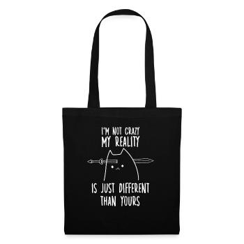 Funny Cat Owner Motif Cats Cats Saying - Tote Bag - black - Front