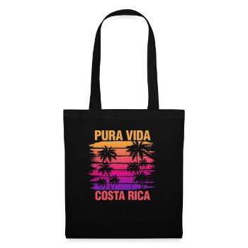 Pura Vida Costa Rica Travel Tourist - Tote Bag - black - Front