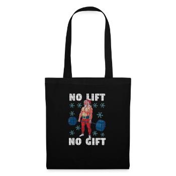 Christmas Pyjamas Workout Gym Santa Claus No - Tote Bag - black - Front